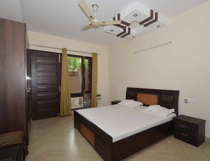 Master Bedroom | serviced apartments in Hari Nagar, New Delhi