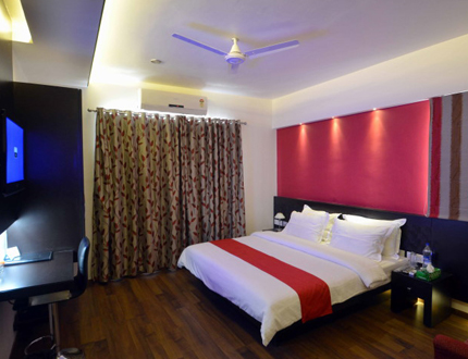 Master Bed room | Service Apartments in Magarpatta City, Pune
