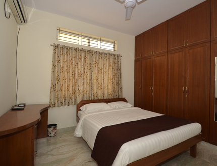 Master Bed Room | Service Apartments in Bangalore