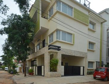 Serviced Apartments in  HBCS Layout, Bangalore | exterior view