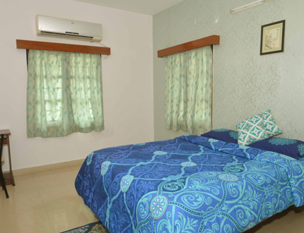 Alcove Service Apartments in Chennai | Master Bed Room